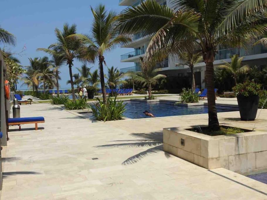 Cartagena Hermoso Apartamento Con Todas Las Comodidades Acceso Directo A La Playa Morros Epic Sector La Boquilla Cumple Protocolos De Bioseguridad מראה חיצוני תמונה