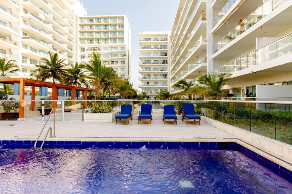 Cartagena Hermoso Apartamento Con Todas Las Comodidades Acceso Directo A La Playa Morros Epic Sector La Boquilla Cumple Protocolos De Bioseguridad מראה חיצוני תמונה