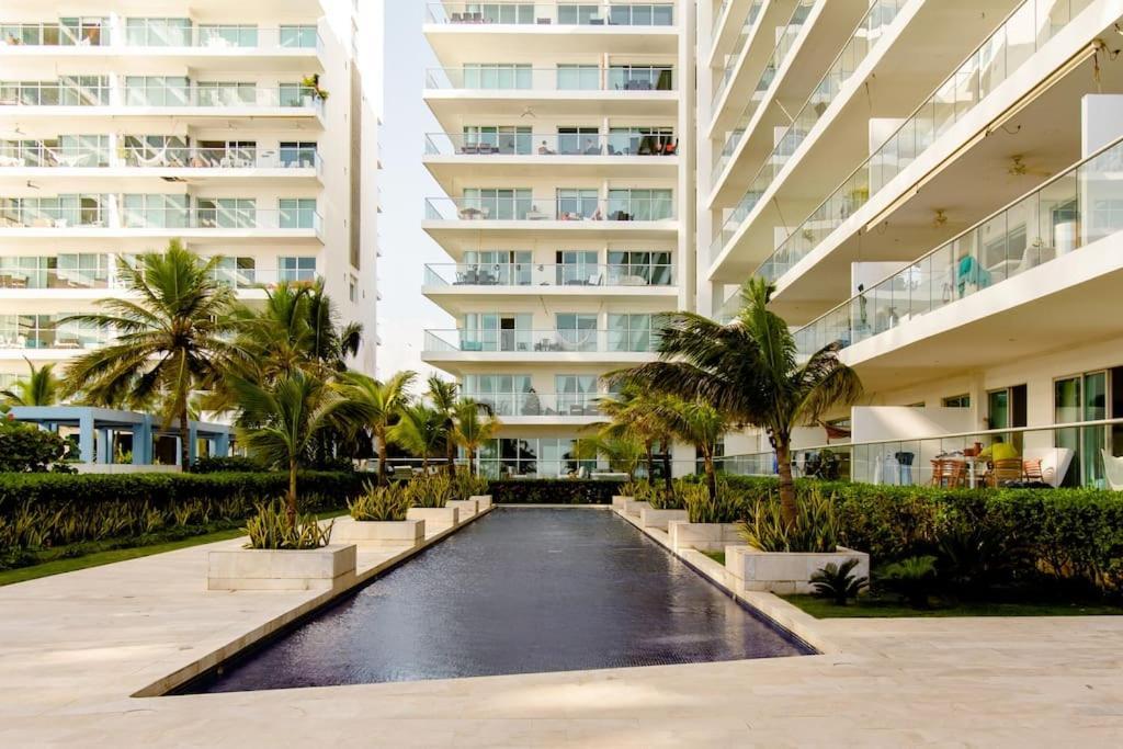 Cartagena Hermoso Apartamento Con Todas Las Comodidades Acceso Directo A La Playa Morros Epic Sector La Boquilla Cumple Protocolos De Bioseguridad מראה חיצוני תמונה