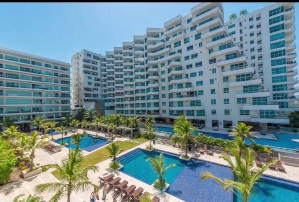 Cartagena Hermoso Apartamento Con Todas Las Comodidades Acceso Directo A La Playa Morros Epic Sector La Boquilla Cumple Protocolos De Bioseguridad מראה חיצוני תמונה